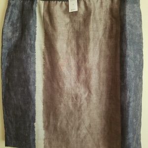 LOFT watercolor skirt